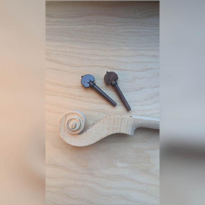 Wirbel Violine, Herzform, ZW-984-THIN-SET