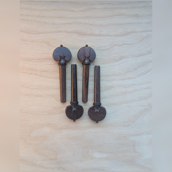 Wirbel Violine, Herzform, ZW-984-THIN-SET