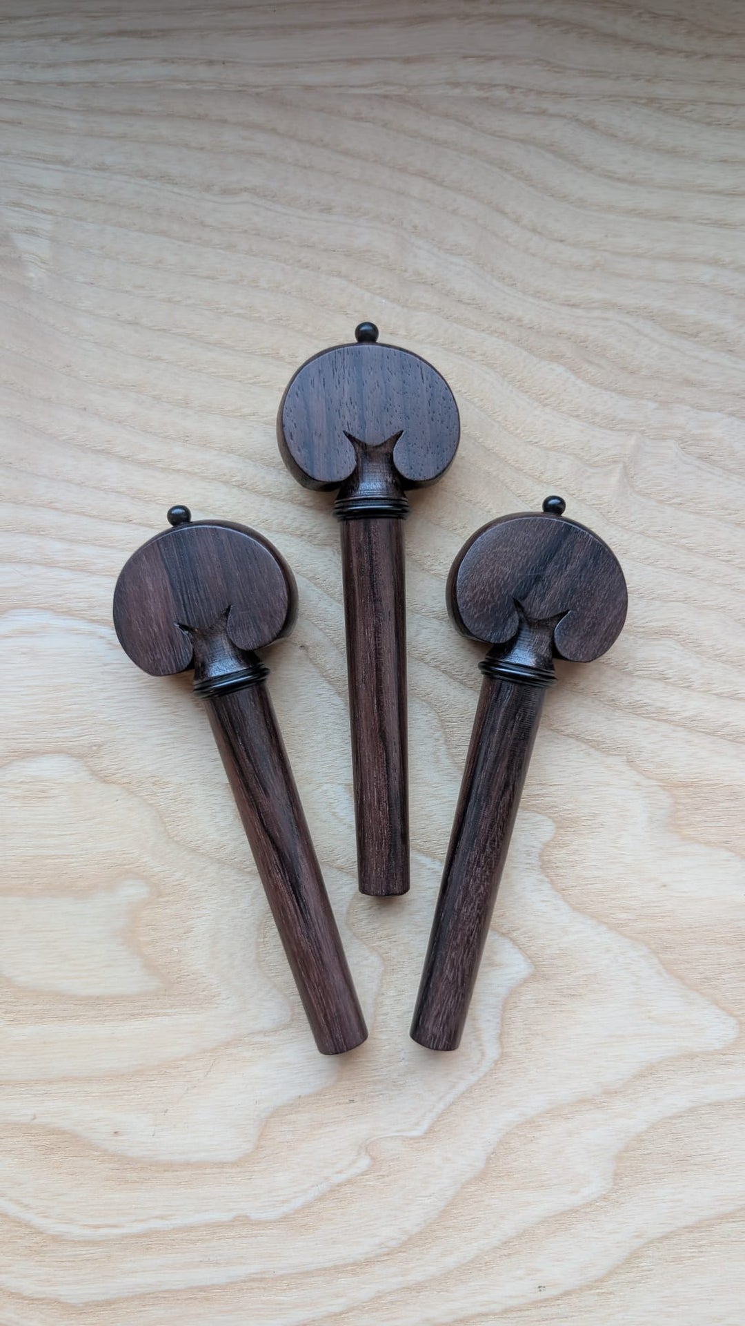 Pegs Cello, Heart Shape, ZW-C984-SET