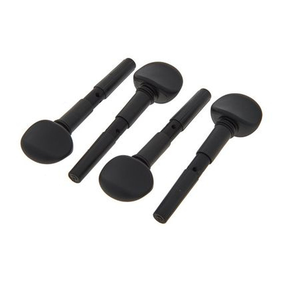 Viola Peg, English Model, Ebony, Black Button, Strong, ZW-V961-STRONG