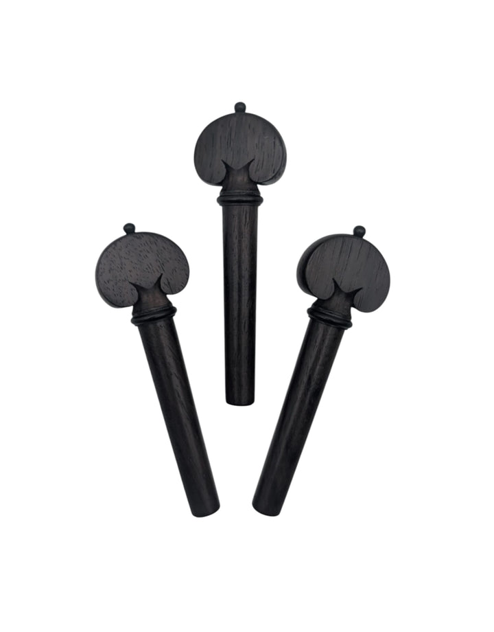 Pegs Viola, Heart Shape, ZW-V984-SET