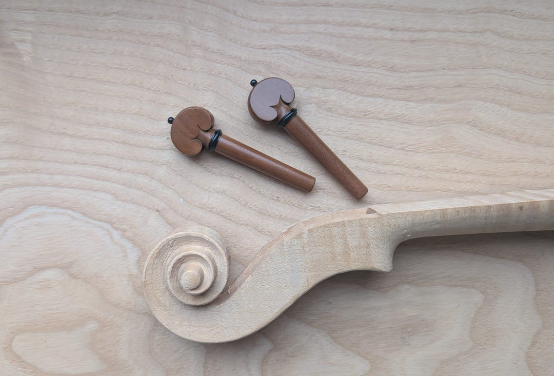 Pegs Viola, Heart Shape, ZW-V986-SET