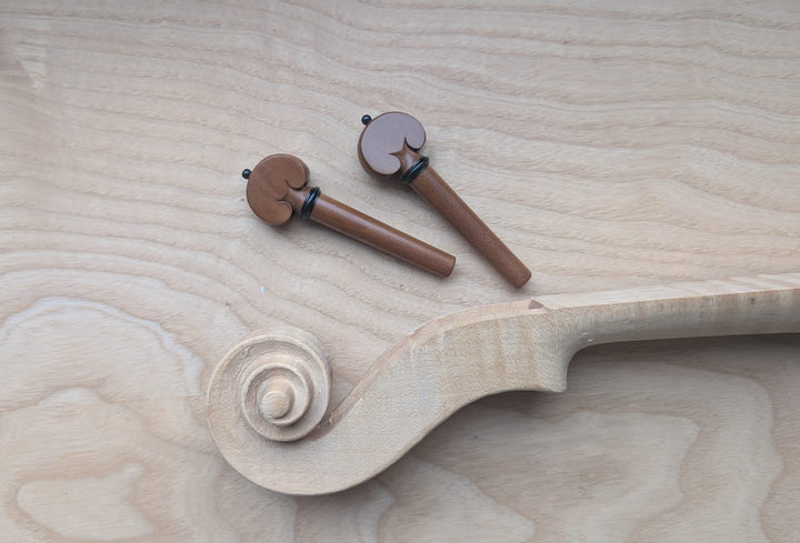 Pegs Viola, Heart Shape, ZW-V986-SET