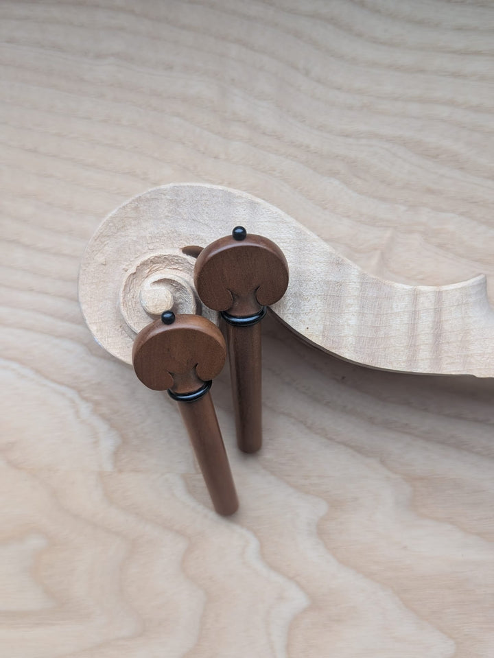 Pegs Viola, Heart Shape, ZW-V986-SET