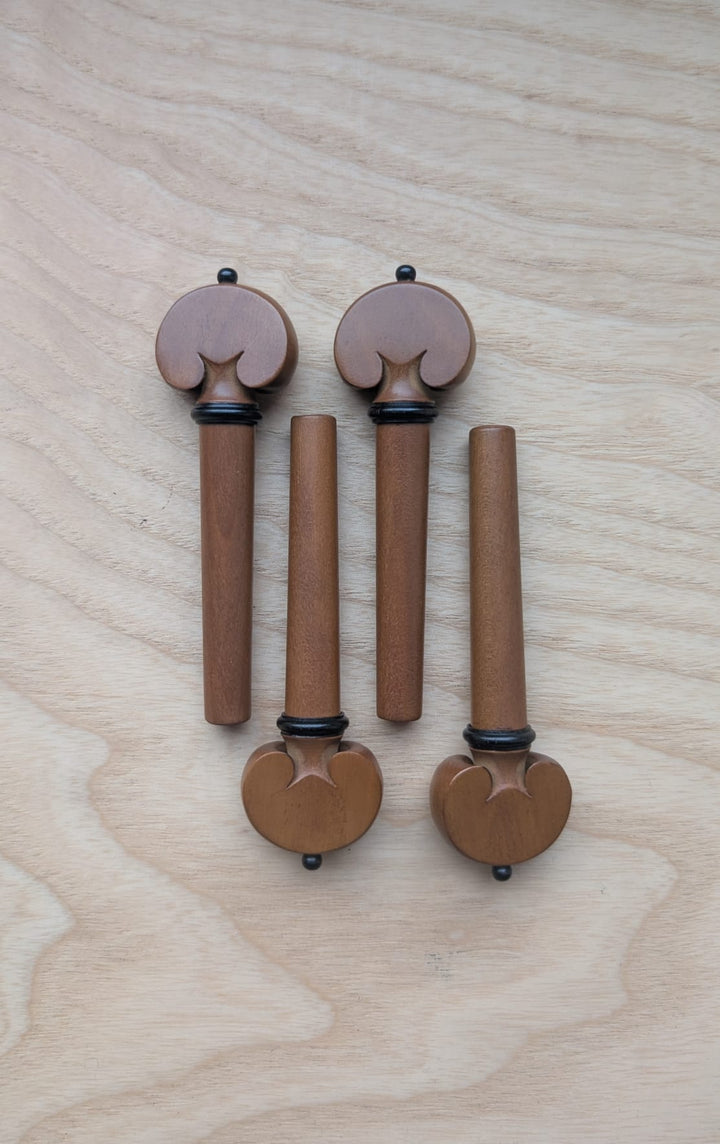 Pegs Viola, Heart Shape, ZW-V986-SET