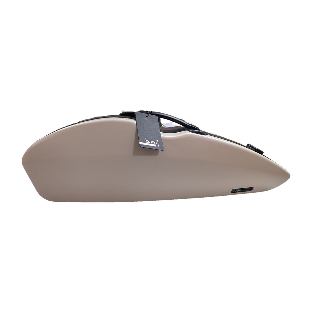 BAM Bonbon Hightech Violinen Etui, Sonderausführung Weiß/Braun, Deckel