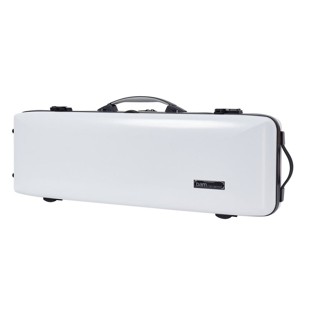 BAM Ice Supreme Hightech Oblong Etui für Violine, weiß, BAM-ICE2018XLW