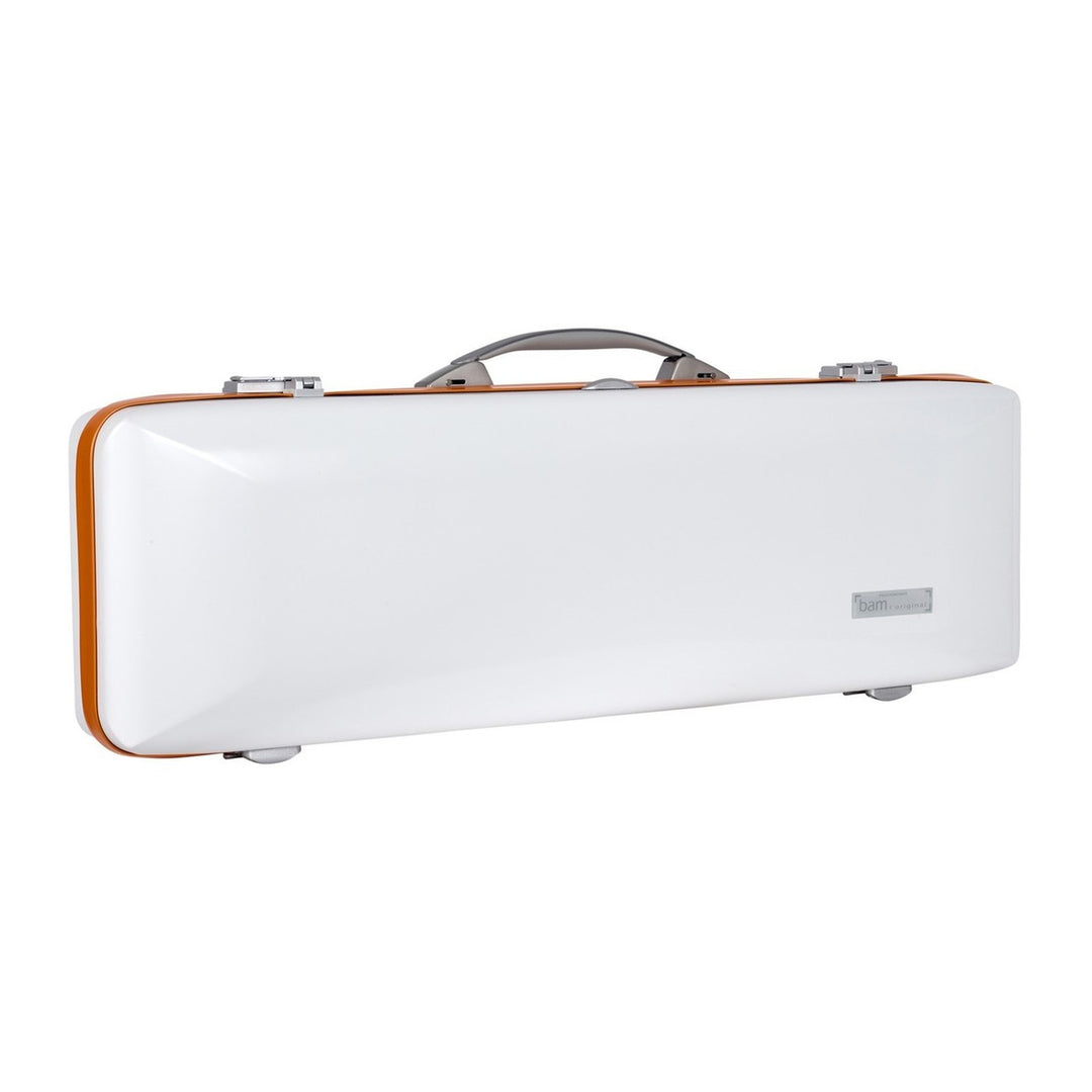 BAM Ice Supreme Hightech Oblong Etui für Violine, weiß, BAM-ICE2018XLW