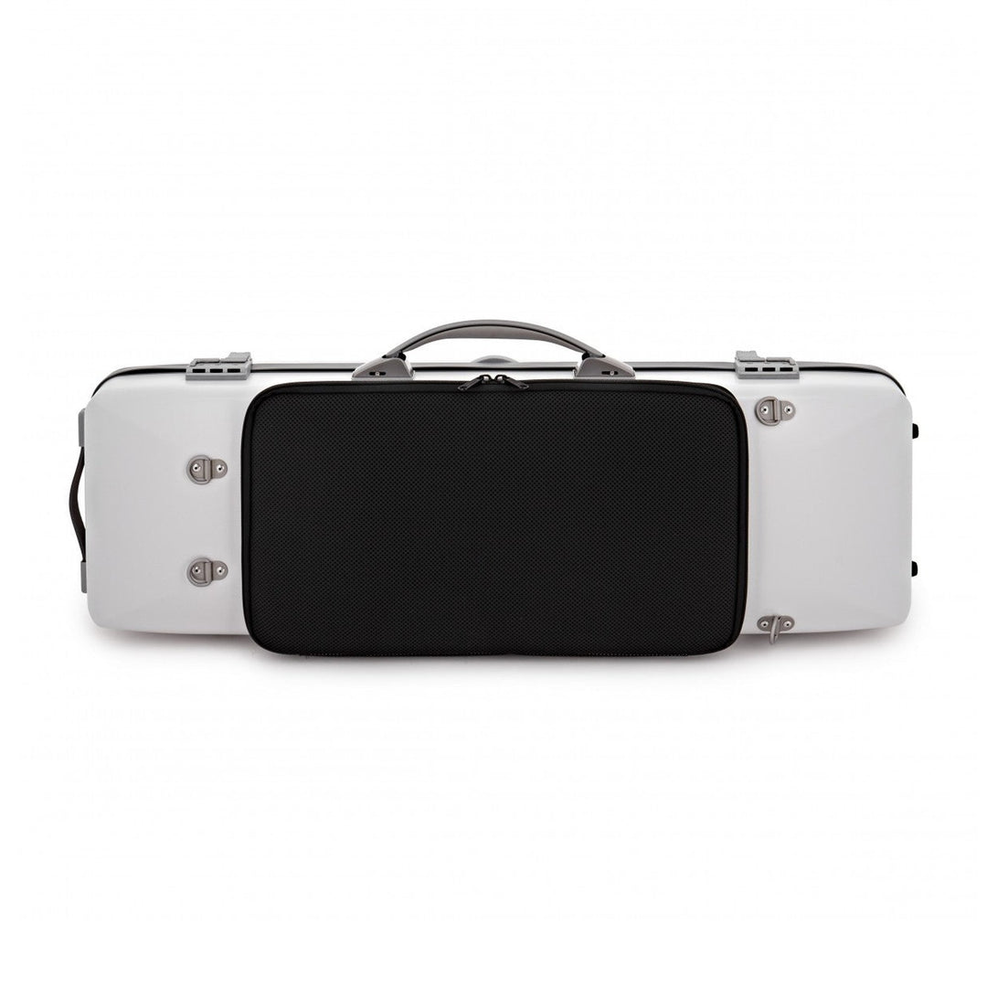 BAM Ice Supreme Hightech Oblong Etui für Violine, weiß, BAM-ICE2018XLW