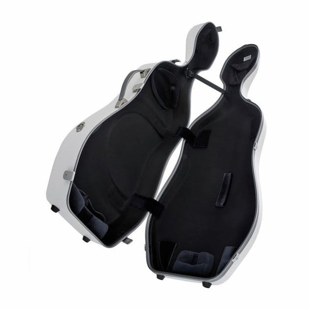 BAM Ice-Supreme Hightech Case for Cello, White, BAM-SUP1005XLW
