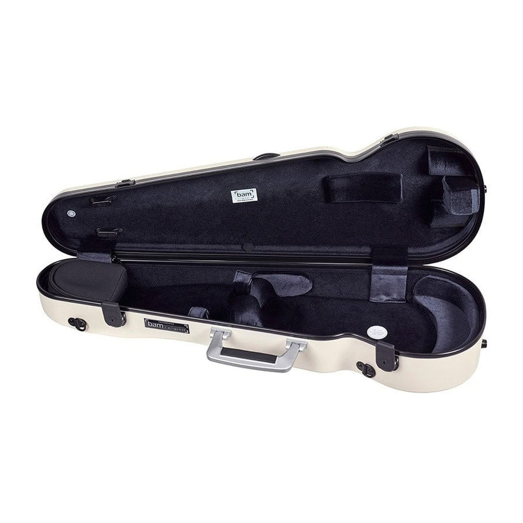 SUP2002XLWN Supreme Violin Contoured, white-black