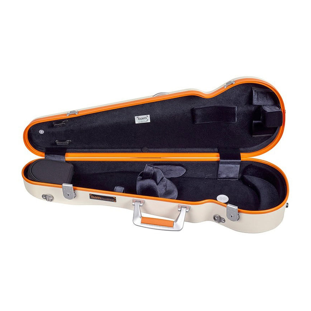 SUP2002XLWN Supreme Violin Contoured, white-black