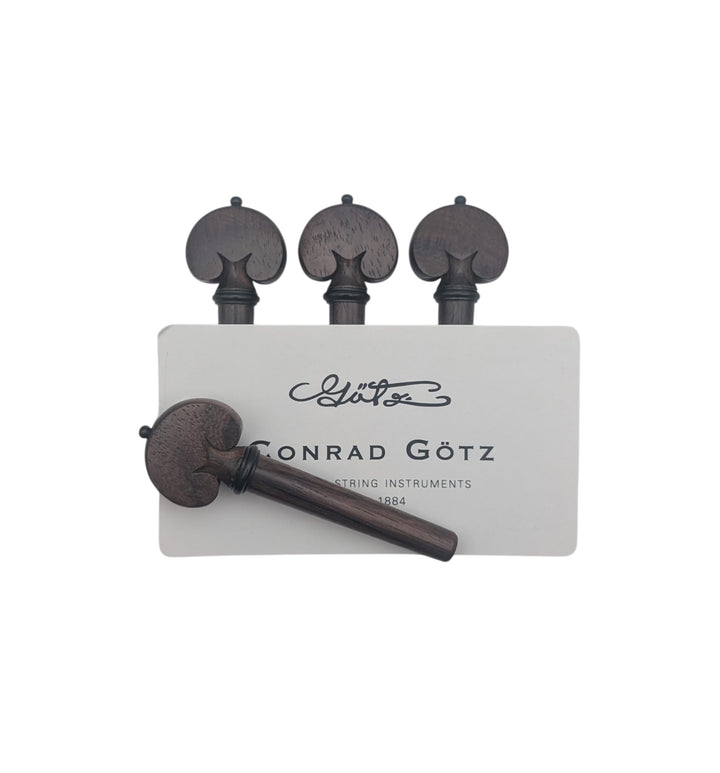 Pegs Violin, Heart shape, ZW-984-THIN-SET