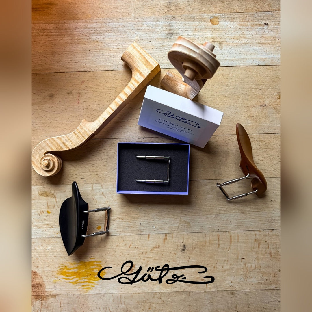 Götz Pure Titanium Chinrest Hardware, Closed, ZK