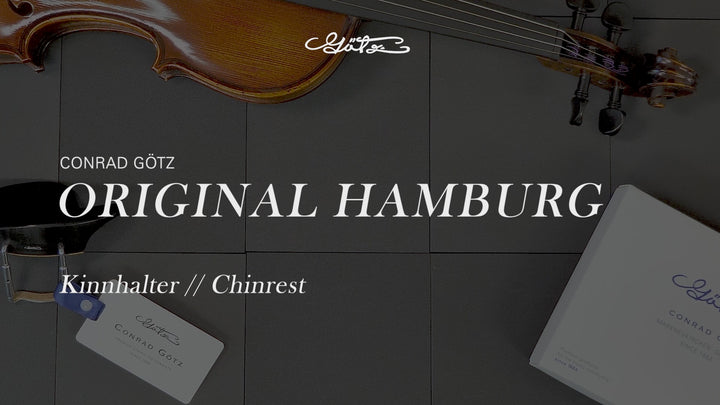 Hamburg Kinnhalter Violine naturbelassenes Ebenholz, ZK-4253-NAT