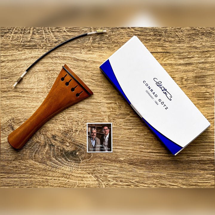 Tailpiece Violin Boxwood, French Model, ZA-328B
