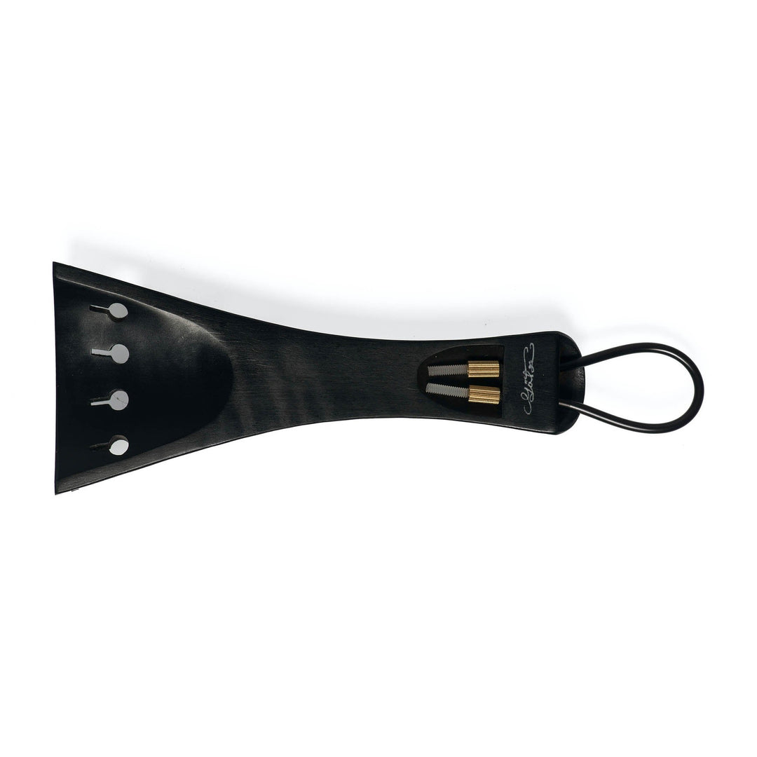 Tailpiece Violin Ebony with Parisian Eye, French Model, ZA-350