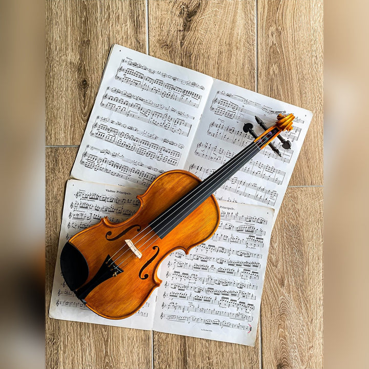 Slim Style Chinrest Violin Ebony, ZK-256