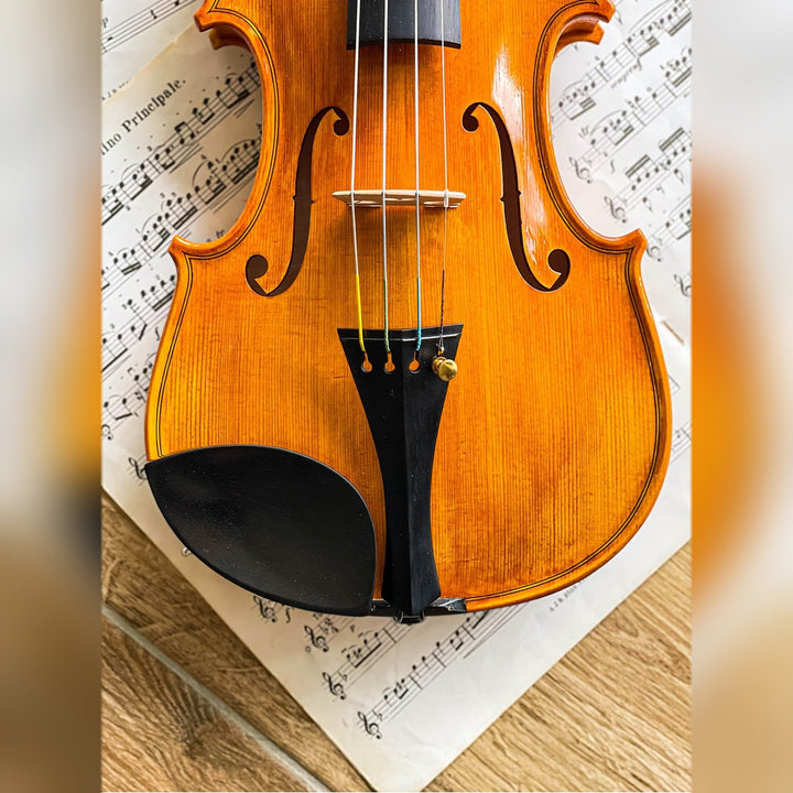 Slim Style Chinrest Violin Ebony, ZK-256